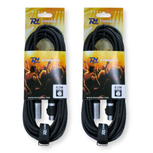 4x PD Connex CX109-3 Outdooor IP65 5-Pin DMX Lighting Cable – 3m