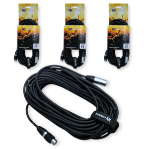 2x PD Connex CX109-20 Outdooor IP65 5-Pin DMX Lighting Cable – 20m