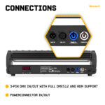 BeamZ DuoFlip Dual Sided Moving Light Bar – Strobe Blinder & LED Beams