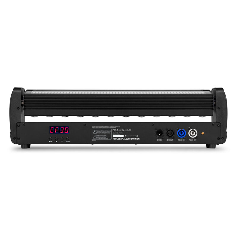 2x BeamZ DuoFlip Dual Sided Moving Light Bars – Strobe Blinder & Wash