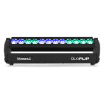 2x BeamZ DuoFlip Dual Sided Moving Light Bars – Strobe Blinder & Wash