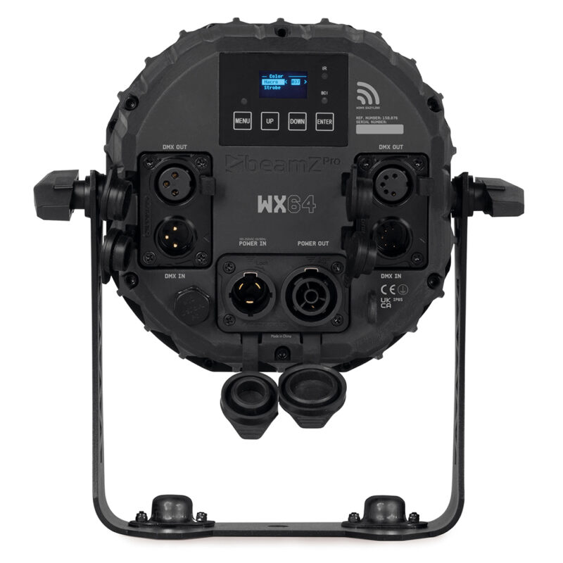 BeamZ Pro WX64 Outdoor PAR Light with Wireless DMX – 6x20W RGBAW-UV