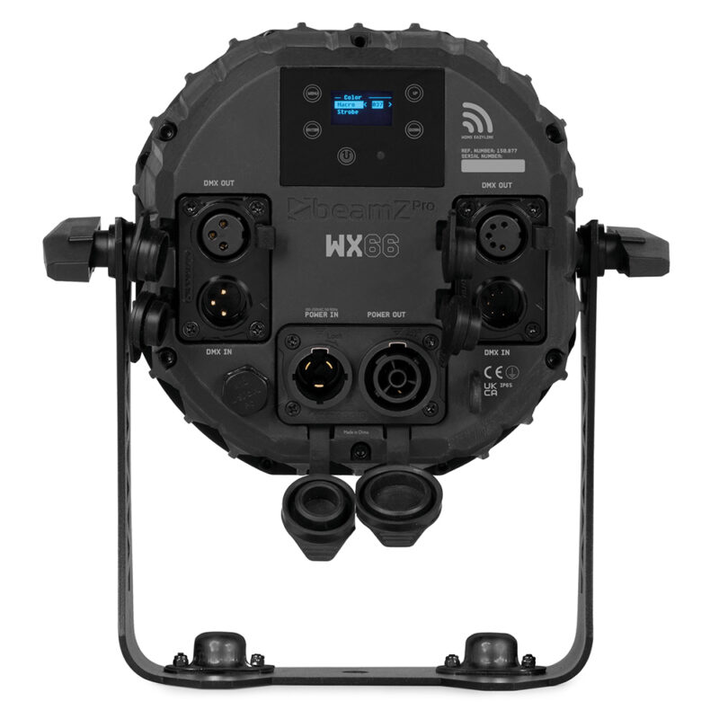BeamZ Pro WX66 Outdoor PAR Light with Wireless DMX – 6x20W RGBALC