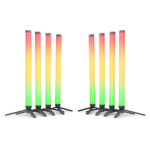 BeamZ Pro Hera S 0.5m LED Tube Light Set of 8 with Case